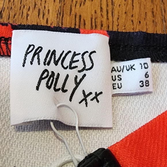 NWT Princess Polly Mainstage PU Crop Top - Picture 5 of 9